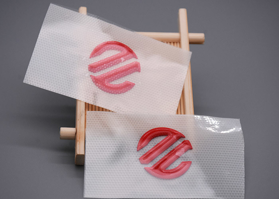 3D formte Silikon-Wärmeübertragung beschriftet kundenspezifische Logos für Kleidung