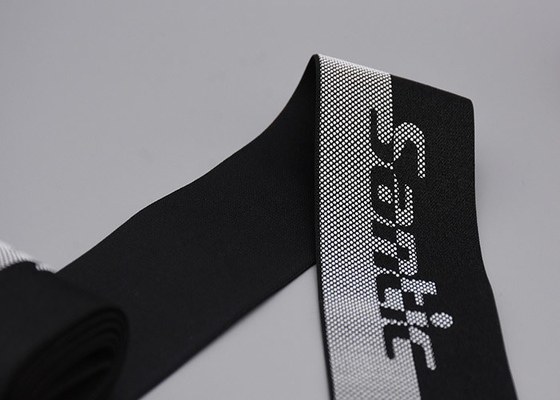 Weißes Silikon Dots Non Slip Elastic Band für Kleidergewohnheit gedruckt