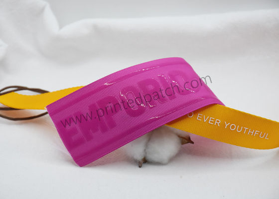 Gesponnene Spandex-nicht elastische Band-Silikonkautschuk-Gummibänder für Badeanzug