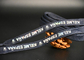 Kundenspezifische druckende glänzende flache Baumwollband-Band-Schnur für Kleidung