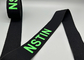 40mm schwarzes auswechselbares elastisches Druckband glatter Logo For Clothing