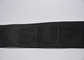 SGS fertigte 35mm schwarzes Jacquardwebstuhl-Gummiband-Band für Kleidung besonders an