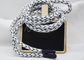 Glänzende 2.5cm elastische Zugschnur schnüren Oeko-Seil für Zugschnur-Tasche
