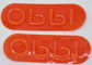 Spritzguss-TPU Raise 3D-Manschettenlaschen, Logo-Patches zum Aufnähen