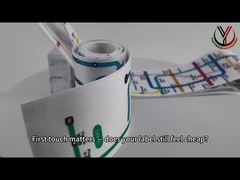 SGS ODM Bildschirmdruck Patches auf 100% Baumwollband Oeko Tex Standard 100