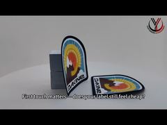 Einheitliche Eisen auf Patch Applique Custom Made Stickplatten ODM