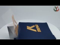 Flat Printing Sliver Reflective Heat Transfer Clothing Labels For Peaked Cap