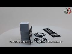 Ansicht 5 Farbvarianten Uniform 3D Silikon Wärmeübertragungslabel mit Metallschnallen Demo