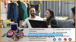 Individuelle Logo-Etiketten aus Silikon für Kleidung