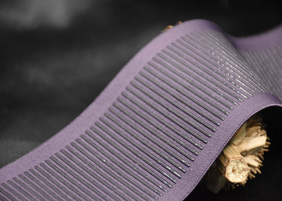 Druck-3D angehobenes Silikon streift elastisches Band des gewebten Materials gleiten nicht für Kleidung