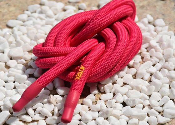 Kundenspezifische Logo Printed Polyester Hoodie Drawstring-Schnur-Silikon-Spitzen