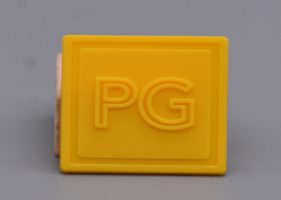 Hoher Widerstand-Silikon-Stempel-Schirm druckte Flecken mit angehobenem Logo