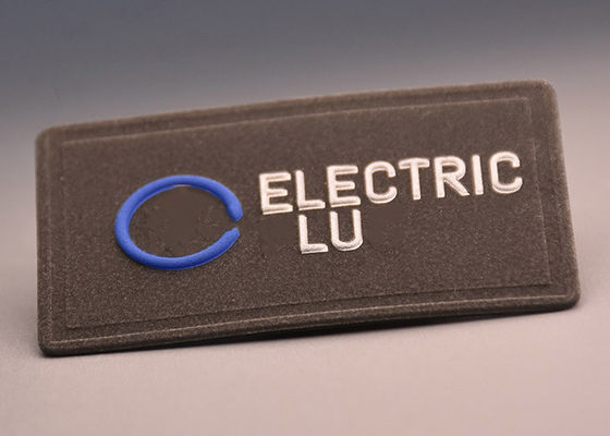 Kundenspezifisches Kleid 3Ms Reflective Embossed Raised Logo Heat Transfer Labels For