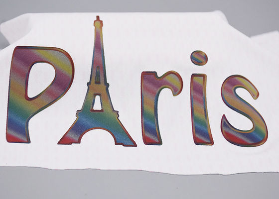 Bunte beschriftende Film-Wärmeübertragungs-Kleidungs-Aufkleber fertigten besonders an