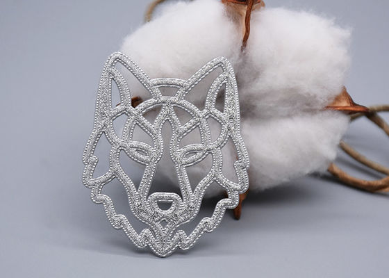 Einzelne Farbkundenspezifische glänzende Silikon-Wärmeübertragungs-Aufkleber für Kleidung