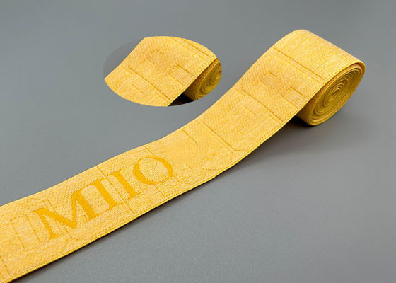 Zyklus-Ende fertigte 35mm loses Jacquardwebstuhl-Gummiband-Band für Kleidung besonders an
