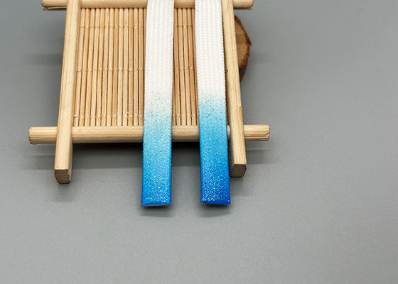 30cm lange Kleidungs-Polyester-Zugschnur-Schnur mit glänzenden Silikon-Tropfen an beiden Enden