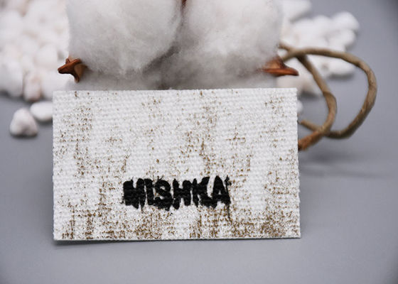 Kundenspezifische Baumwolldruckfarbe-Logo Screen Printing Label For-Kleider