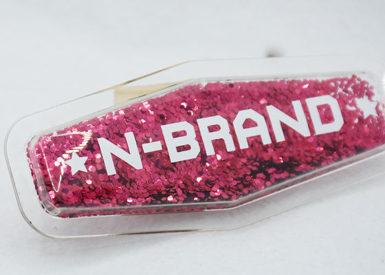 Eisen PVCs 0.8mm TPU Bling auf dem Flecken-doppelten mit Seiten versehenen Festklemmen