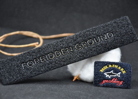 Weiblicher Flausch OEKO prägte Flecken-Haken-und Schleifen-Flecken