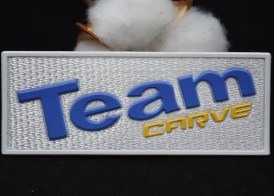 Silikon-Wärmeübertragungs-Flecken des Tatami-Gewebe-kundenspezifische Kleidungs-Flecken-3D