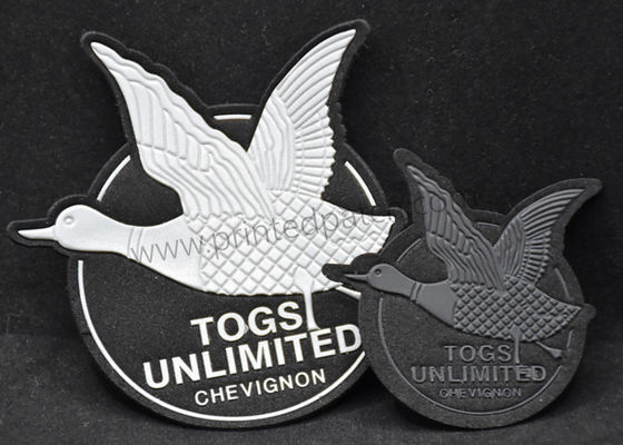 Debossed 300psi 3M Reflective Labels Iron auf Flecken für Jeans